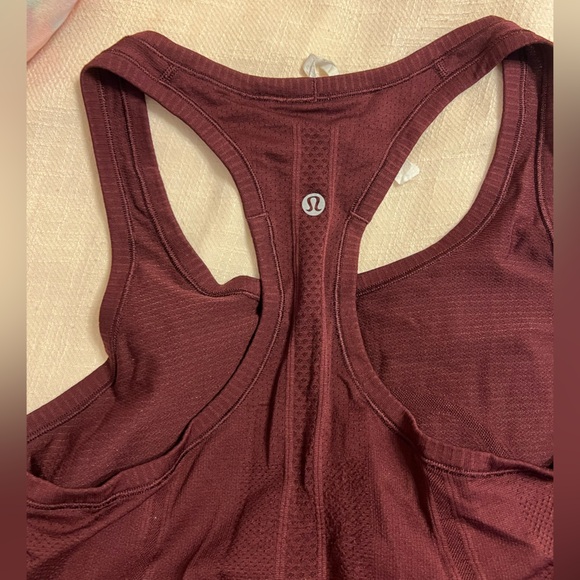 Lululemon Maroon Swiftly Tech Tank Size 6 - Picture 2 of 2